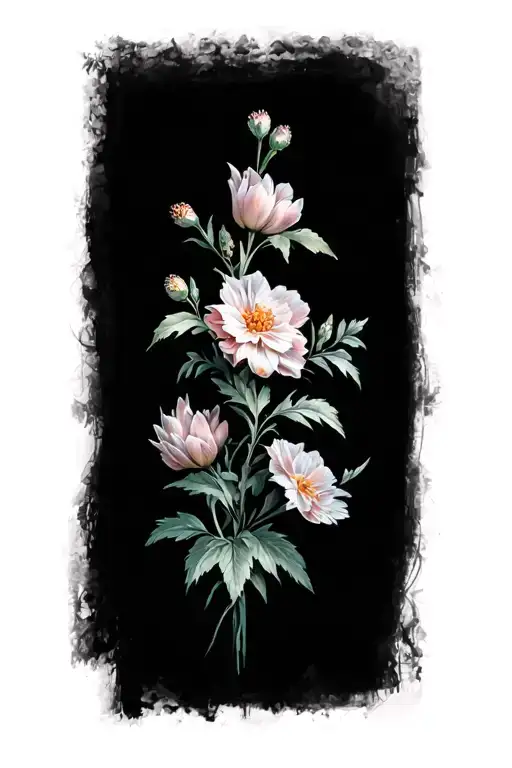 Roman Flowers Blooming