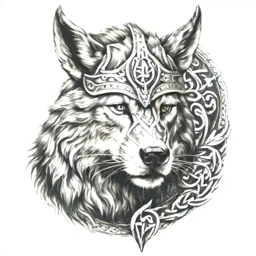 Viking And Wolf Culture