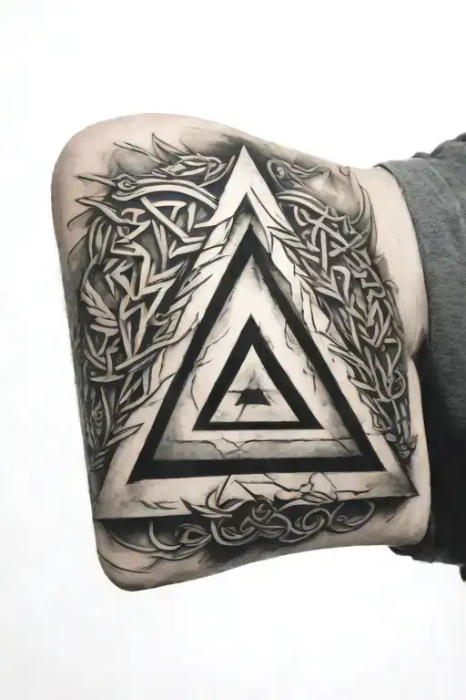 Valknut And Broken Heart