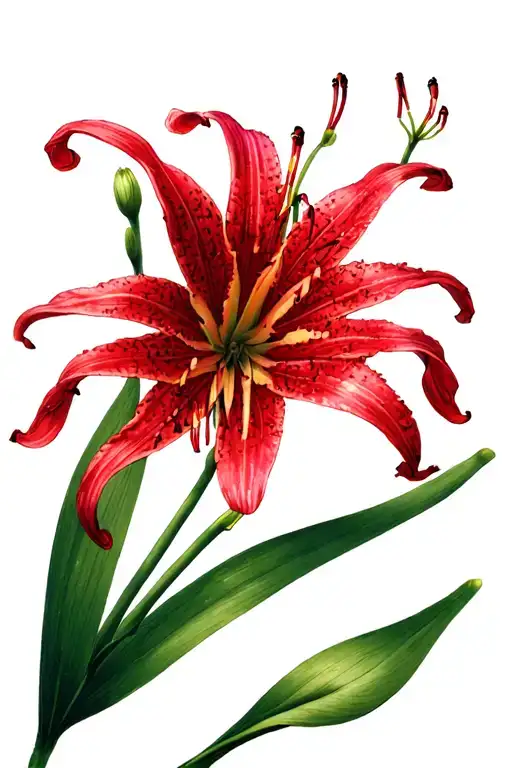 Spider Lily Flower Red Spider Lily