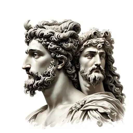 Xanthias And Dionysius From Aristophanes