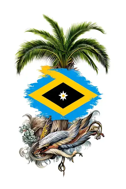 Barbados Flag