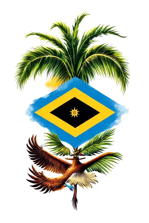 Barbados Flag