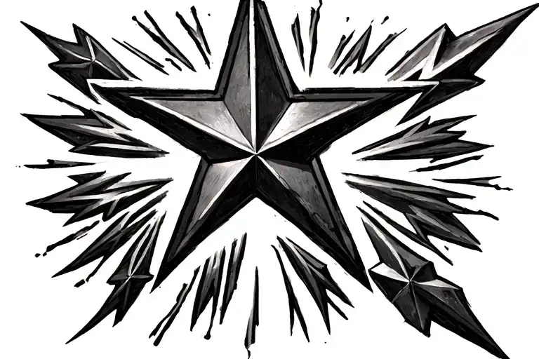 Roman Numeral 13 Stars