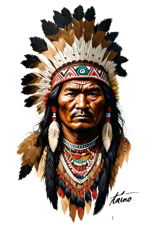 Taino Indian Warrior