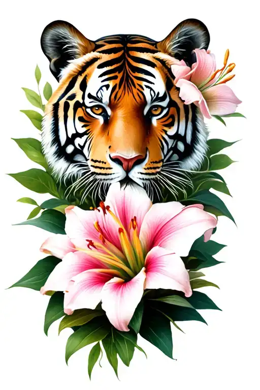 Tiger Lillies Blooming