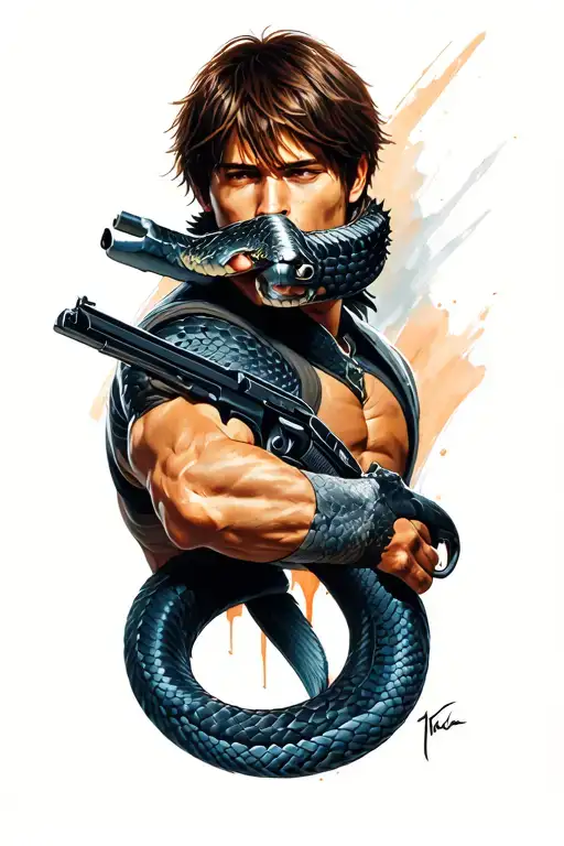 Solid Snake And Leon Kennedy