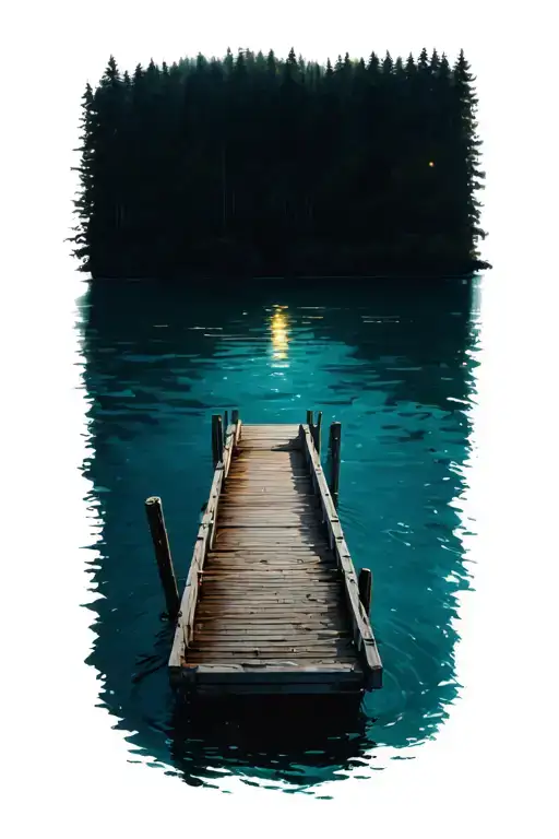 Dock In Water Half Built