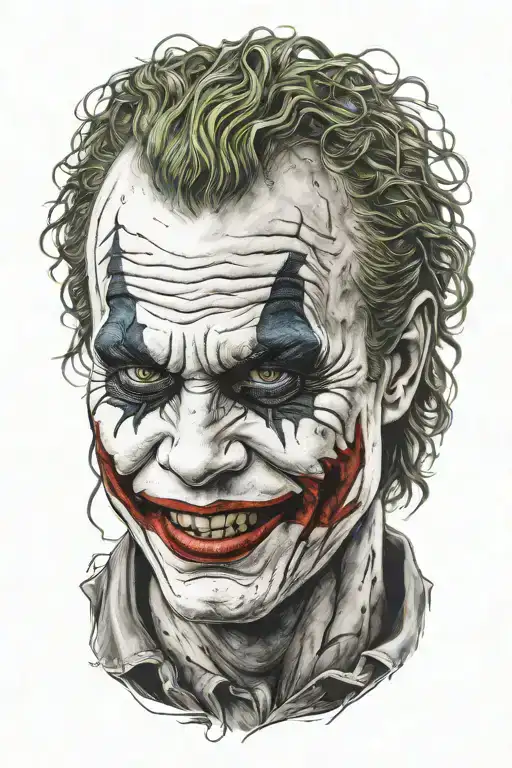 Heath Ledger Joker Whole Body