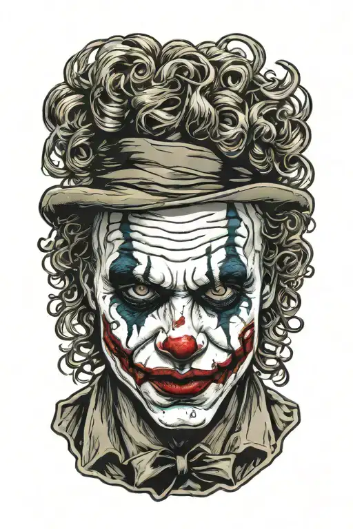 Heath Ledger Joker Whole Body Clown Girl Pin