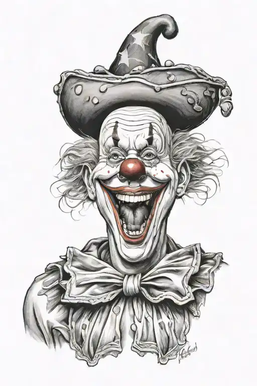 Art The Clown Laughing