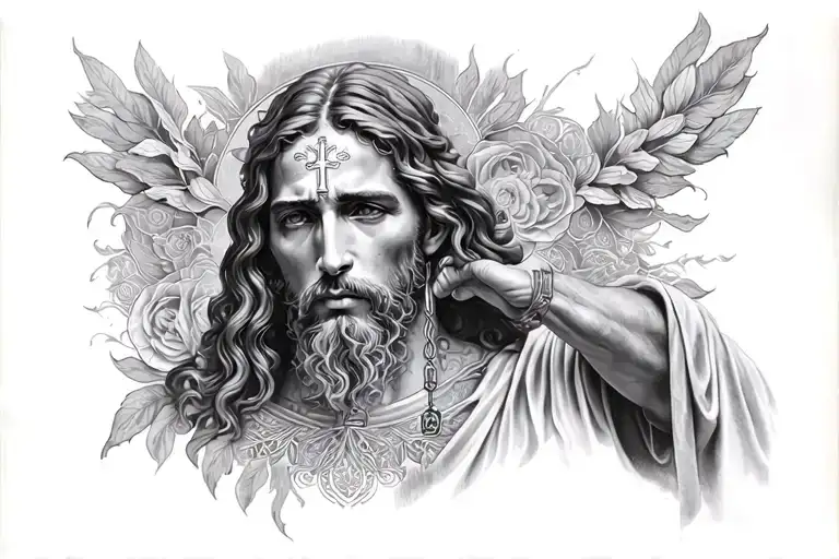 Religious Upper Half Sleeve