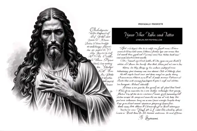 Religious Upper Half Sleeve