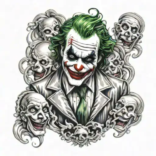 Joker Realism Back And Buttocks