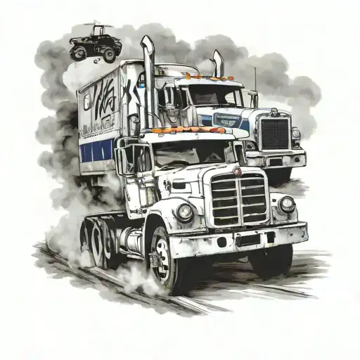 Truck On The Highway