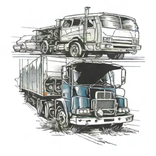 Truck On The Highway