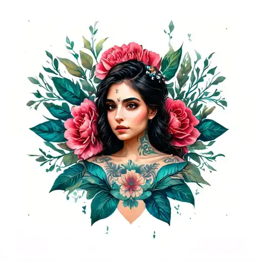 Ilia Topuria Back Tatto