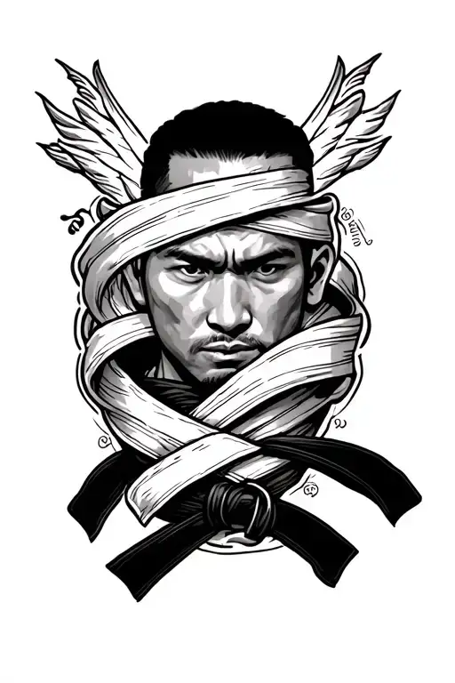 Jitsu Black Belt Wrapped