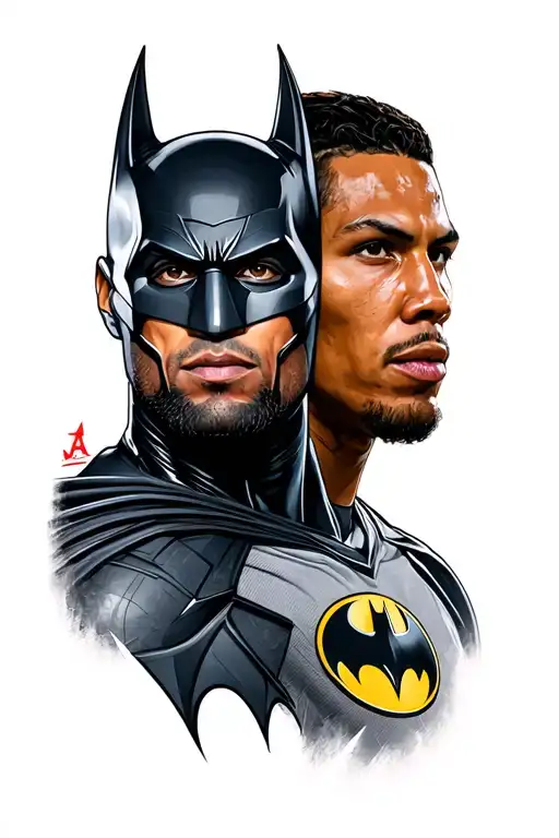 Lebron James Lewis Hamilton And Cristiano Ronaldo As Superheroes With Some Batman Details