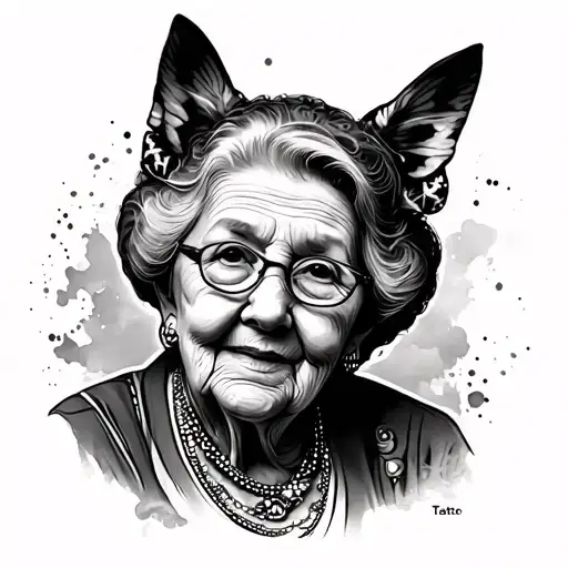 Tattoo Of Pocket-sized Grandma