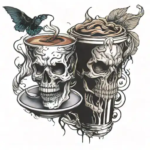 Coffee Inspired Horror Sleeve