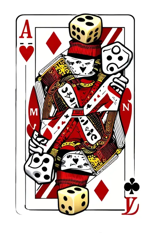 Playing Cards And Dice