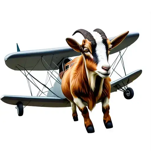 Goat In A Plane