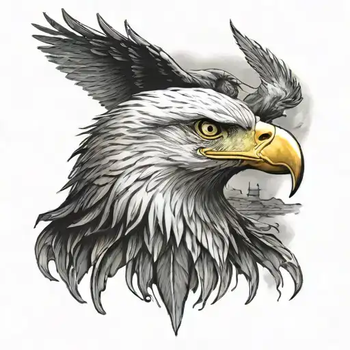 Eagle With A Gun