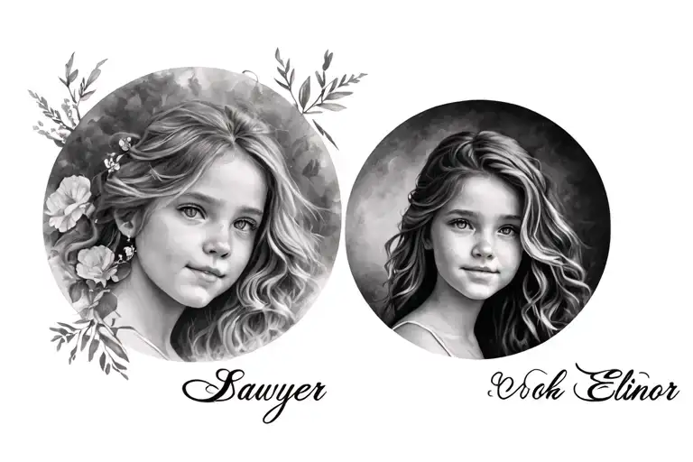 Daughters Names Sawyer & Elinor