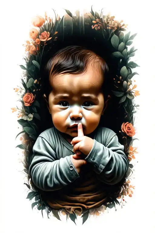 Baby Holding Finger
