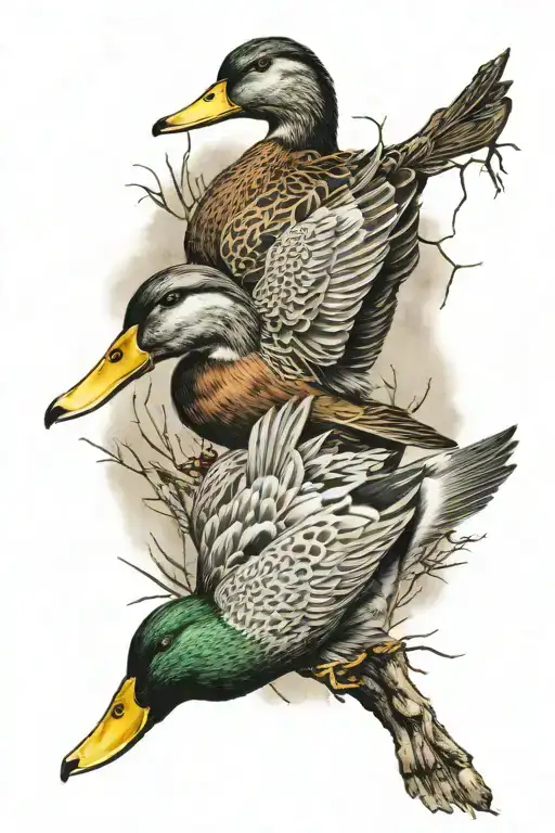 Multiple Ducks Hunting Gear