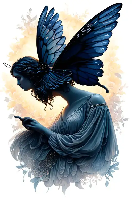 Angel And Butter Fly Coming