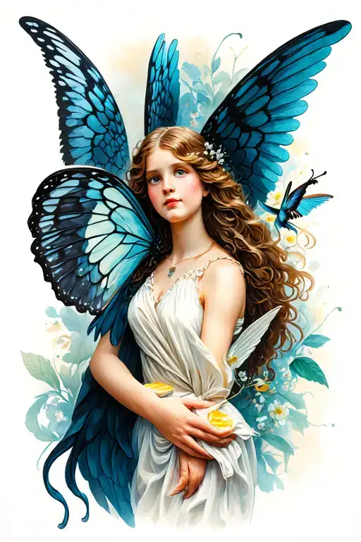 Angel And Butter Fly Coming Together