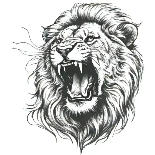 Lion Roaring