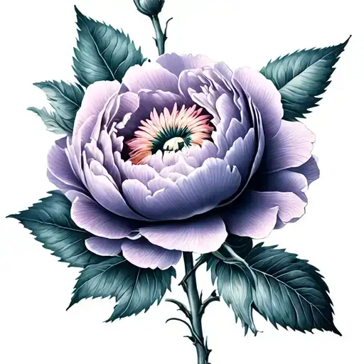 Realism Peony Flower