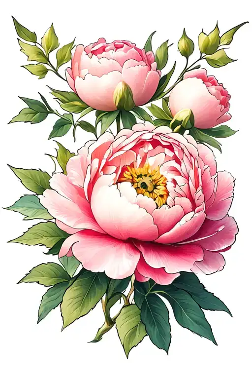 Peonies Flower
