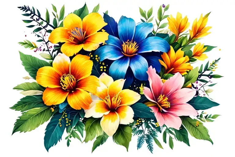 Native Australian Flowers & Little Creatures