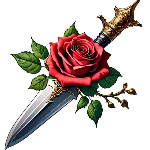 Dagger Threw A Rose