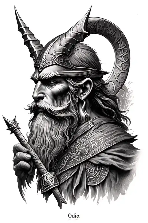 Odin And Vieux Futhark