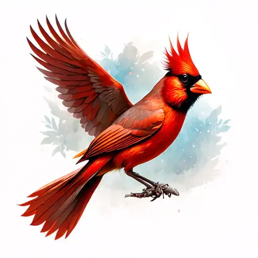 Cardinal Flying