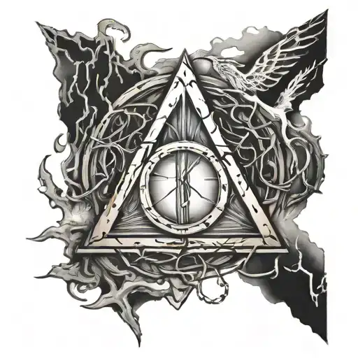 Deathly Hallows Symbol Electricity