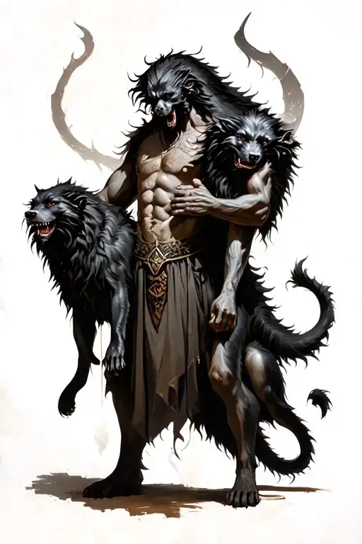 Hades Holding Cerberus