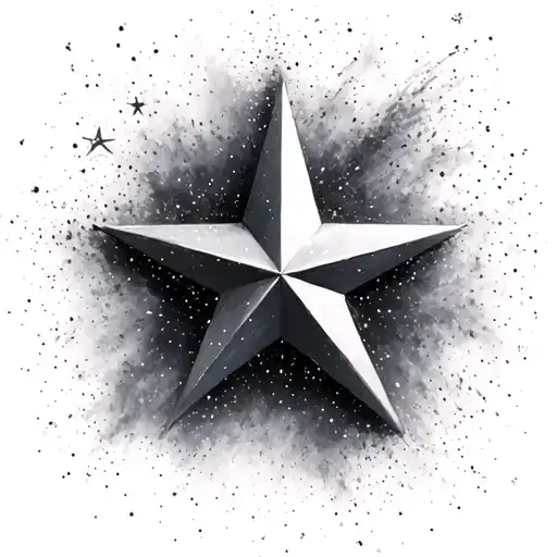 Realistic Stars And Dust With Wind And Smooth Shading For Background