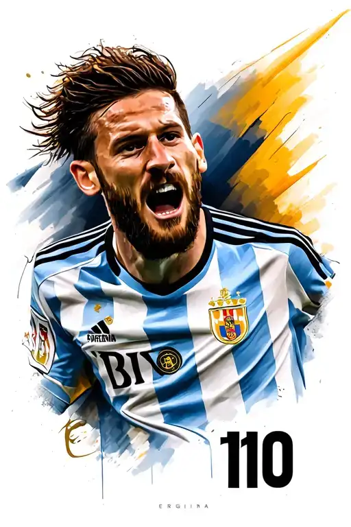 Lionel Messi Argentina 10