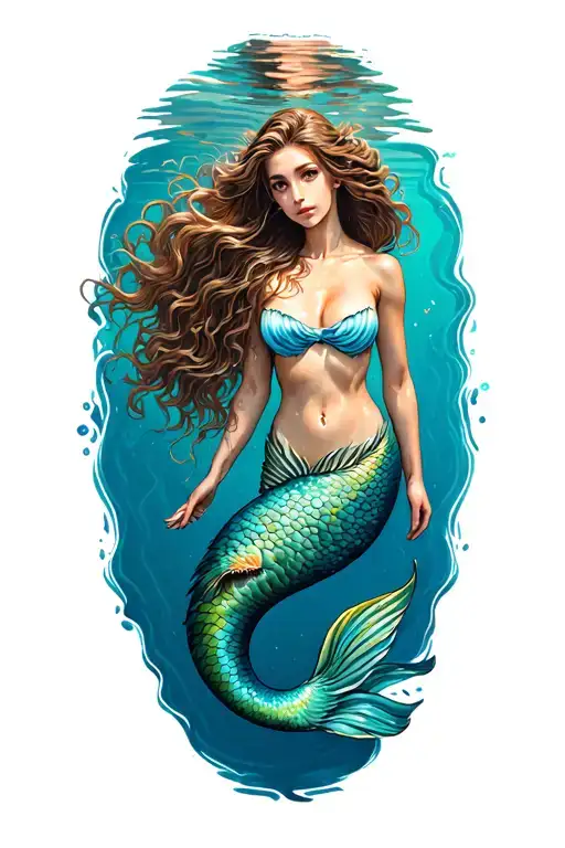 Mermaid Swimming