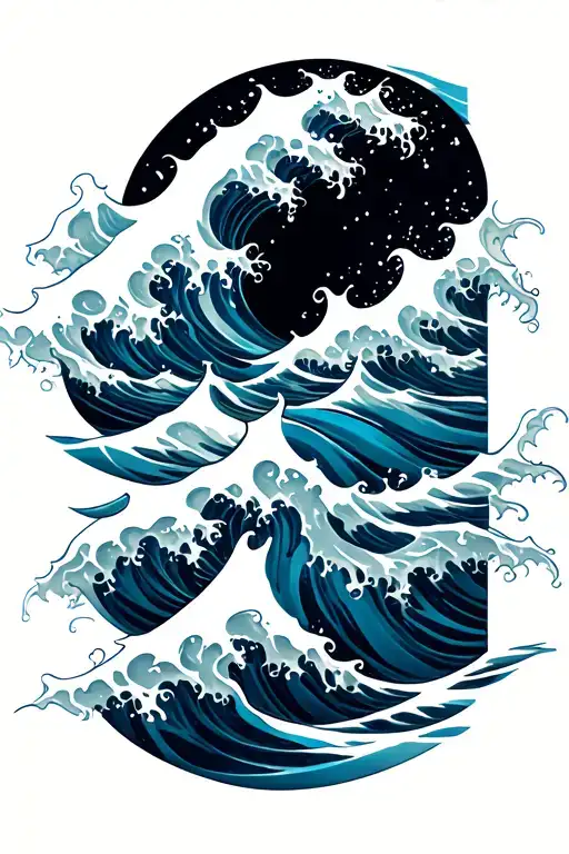 Wave Forming The Shape