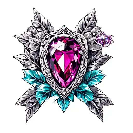 Jewel Cross Intertwined