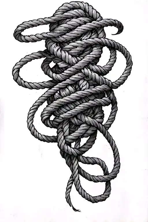 Shibari Knots Ropes Symbol