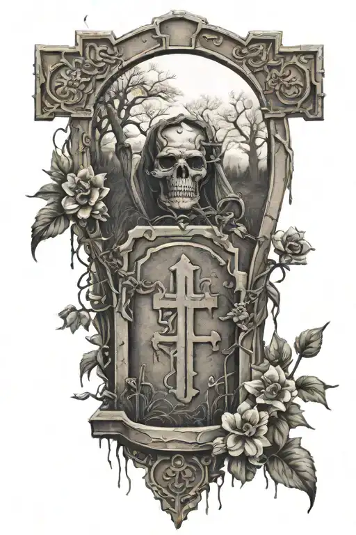 Demon Slayer Graveyard Gravestones