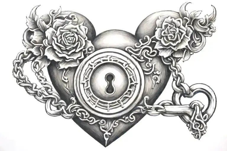Sanu With Heart Shaped Lock